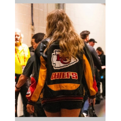 Taylor Swift Chiefs Leather Jacket